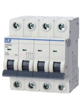 MCB LS LA63L 4P 6A 25kA