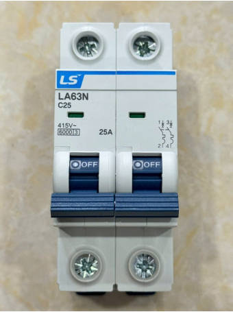 MCB LS 2P 25A 6kA ( LA63N )