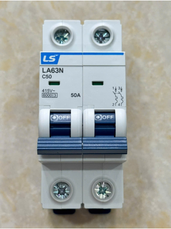 MCB LS 2P 50A 6kA ( LA63N )