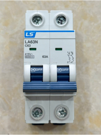 MCB LS 2P 63A 6kA ( LA63N )