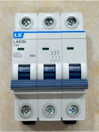 MCB LS 3P 50A 6kA ( LA63N )