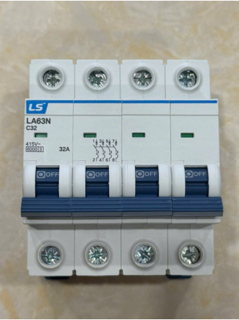 MCB LS 4P 32A 6kA ( LA63N )