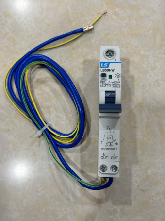 RCBO LS 2P 20A 10KA 30mA ( LB50HW )