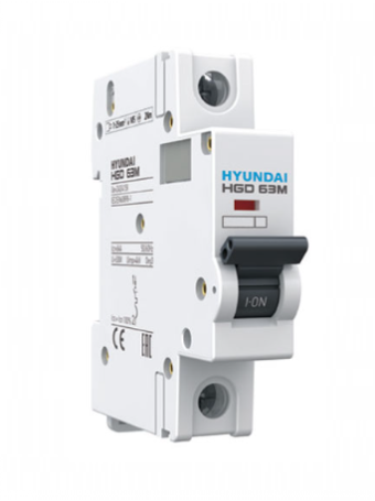 MCB HYUNDAI 1P 63A 6kA ( HGD63M )