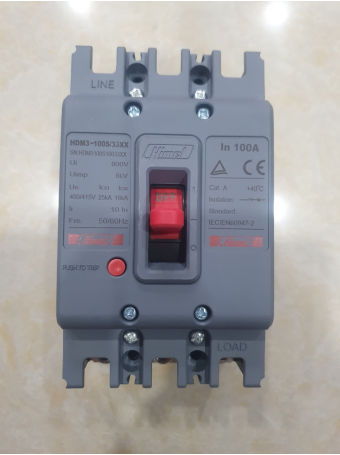 MCCB HIMEL 3P 100A 25kA ( HDM3100S10033XX )
