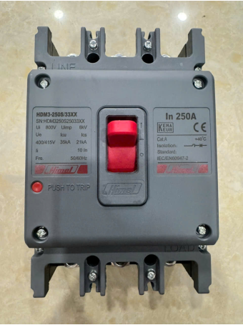 MCCB HIMEL 3P 250A 35kA ( HDM3250S25033XX )