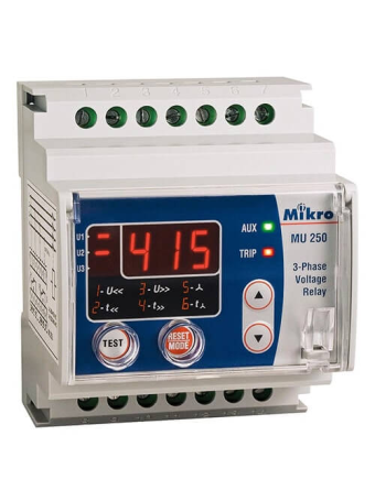 Relay bảo vệ điện áp đa tính năng Mikro MU250-415V 