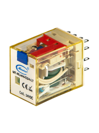 Relay trung gian Master MT-RU4N-D24-LT 14 chân 5A 4NO4NC 24VDC 