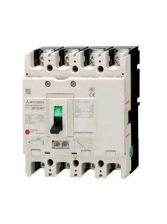 MCCB MITSUBISHI 4P 125A 36kA chỉnh dòng 0.5-1.0xIn ( NF125-SEV )