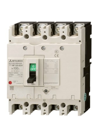 MCCB MITSUBISHI 4P 32A 70kA chỉnh dòng 0.8-1.0xIn ( NF125-HGV )