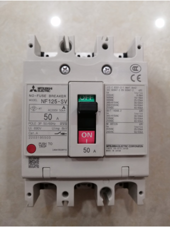 MCCB MITSUBISHI 3P 50A 30kA ( NF125-SV )
