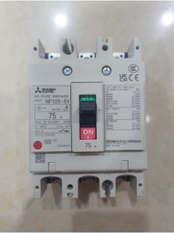 MCCB MITSUBISHI 3P 75A 30kA ( NF125-SV )