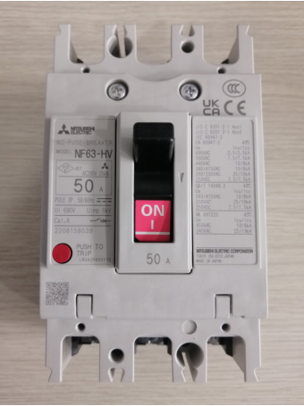 MCCB MITSUBISHI 3P 50A 10kA ( NF63-HV )