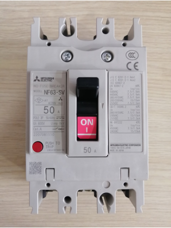MCCB MITSUBISHI 3P 50A 7.5kA ( NF63-SV )