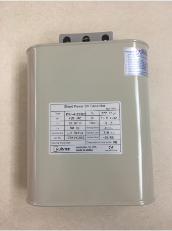 Tụ bù dầu NUINTEK 3P 15KVAr 415V ( ENU-41215KS )