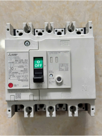 ELCB MITSUBISHI 4P 30A 30kA 30mA hoặc 1.2.500mA ( NV125-SV )