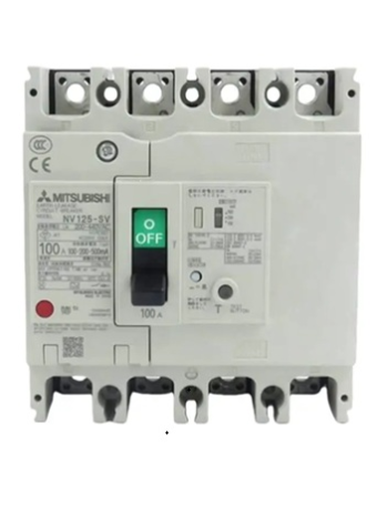 ELCB MITSUBISHI 4P 50A 50kA 30mA hoặc 1.2.500mA ( NV125-HV )
