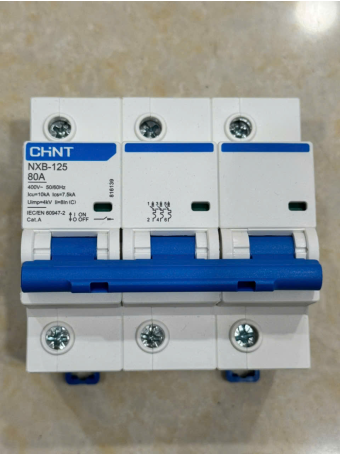 MCB CHINT NXB-125 3P 80A 10kA