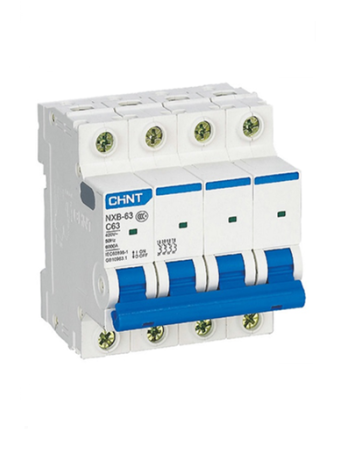 MCB CHINT 4P 50A 6kA ( NXB-63 )