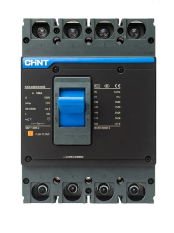 MCCB CHINT 4P 1250A 50kA ( NXM-1600S/4300TB )