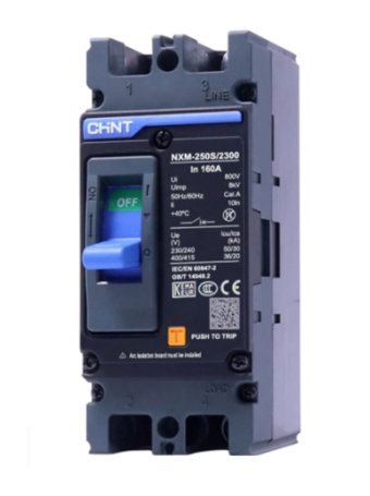 MCCB CHINT 2P 250A 36kA ( NXM-250S/2300 )