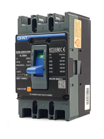 MCCB CHINT 3P 225A 36kA ( NXM-250S/3300 )