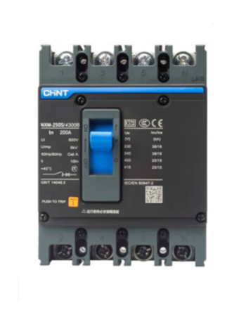 MCCB CHINT 4P 250A 36kA ( NXM-250S/4300B )