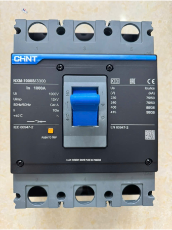 MCCB CHINT 3P 1000A 50kA ( NXM-1000S/3300 )