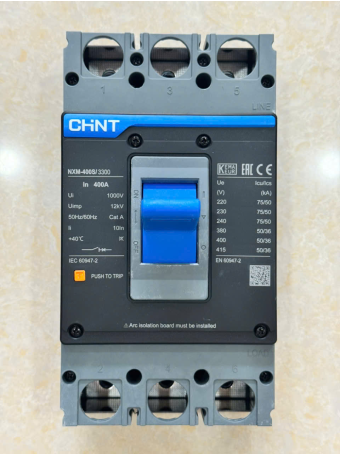 MCCB CHINT 3P 400A 50kA ( NXM-400S/3300 )