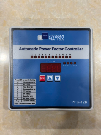 Bộ điều khiển tụ bù 12 Cấp DROSSELN MATRIX PFC-12R