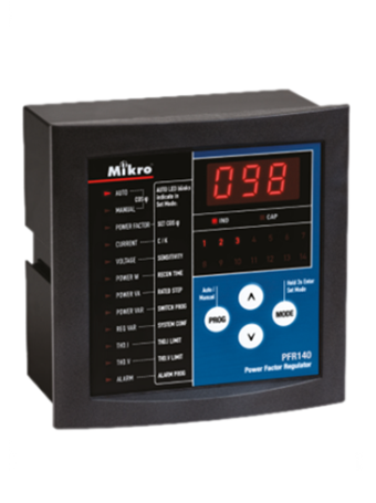 Bộ điều khiển tụ bù 08 cấp MIKRO PFR80-230A (RX)