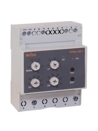 Rơ le bảo vệ ngược pha, mất pha và đảo pha SELEC PPRA-4M-3-415V