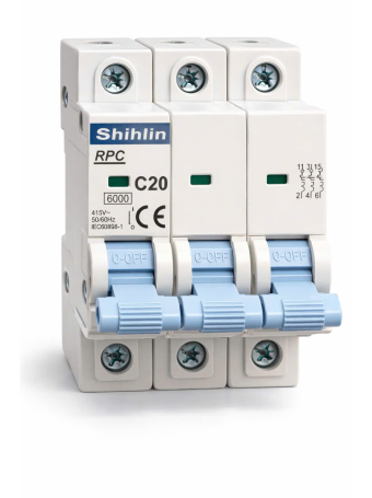 MCB SHIHLIN 3P 32A 6kA ( RPC )
