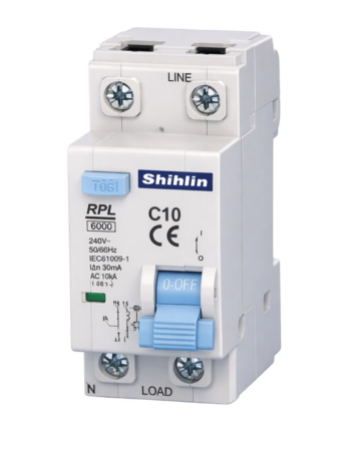 RCBO SHIHLIN 1P+N 32A 6kA 30mA ( RPL )