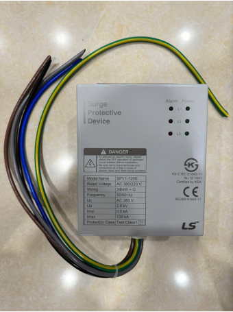 Chống sét lan truyền 4W+G 380/220V 120kA 2kV class I, II ( SPY1-120S )