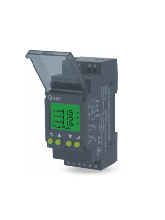 Rơ le bảo vệ điện áp & tần số, hiển thị kỹ thuật số,145-500 VAC, 1C/O GIC DMS110 