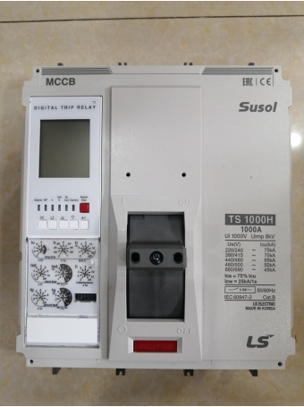 MCCB LS 3P 1000A 70kA chỉnh dòng điện tử 7 bước từ 0.4~1.0 x In ( TS1000H )