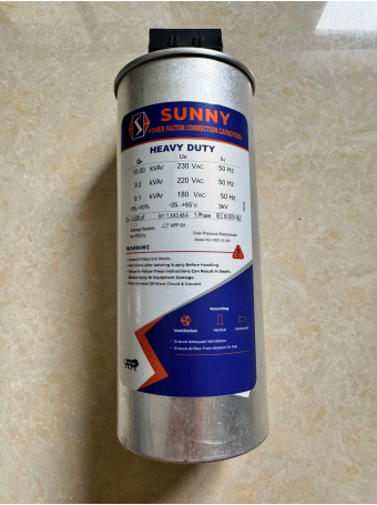 Tụ bù khô SUNNY CAP/10/230SUN 1P 10KVAr 230V