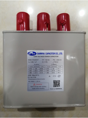 Tụ bù dầu SAMWHA 3P 25KVAr 415V ( SMB-4150250KT )