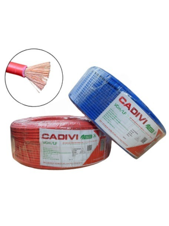 Dây đồng đơn mềm vỏ PVC không chì 70ºC VCm/LF 1.0mm2 - 300/500V