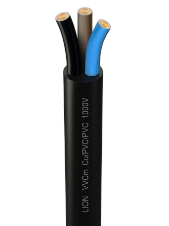 Dây điện tròn mềm LION VVCm 3x10mm2 - 0.6/1kV