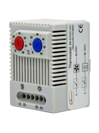 Bộ ổn nhiệt MASTER ZR011 tích hợp dùng đóng mở quạt và điện trở sưởi